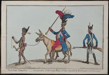 Praetor-Urbanus, Einweihung des koptischen Bürgermeisters von Kairo, vorangegangen vom Procureur De La Commune